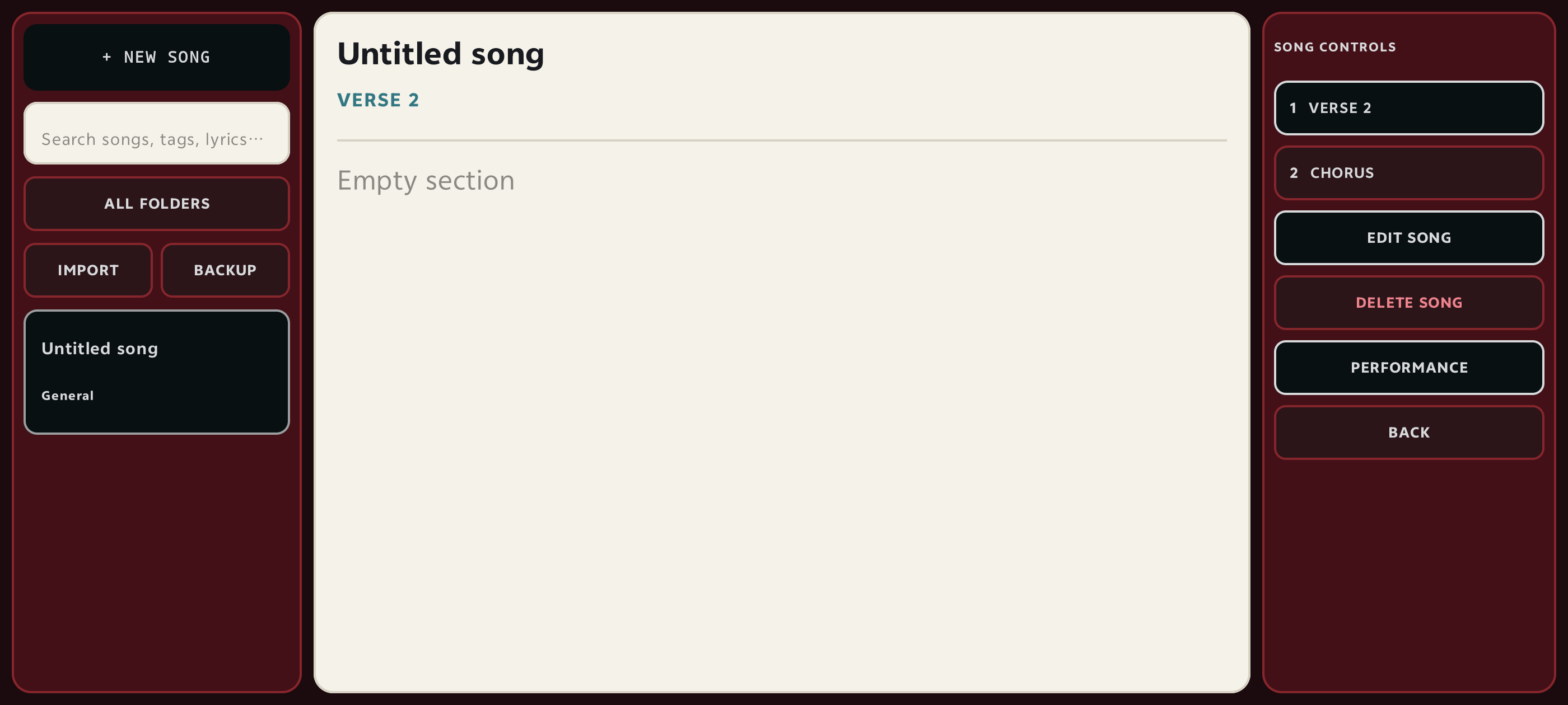 OpenNotes main library and reading interface